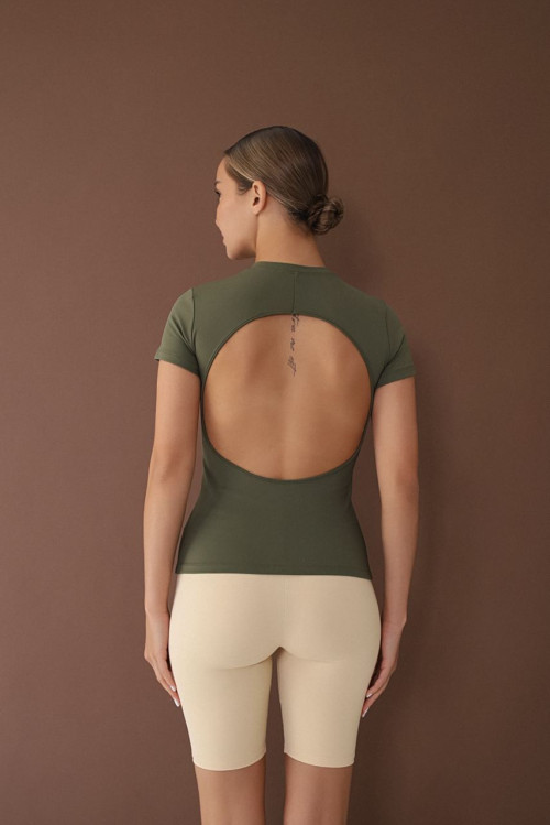 Open back T-shirt