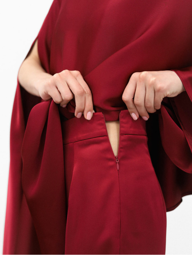 Silk pants