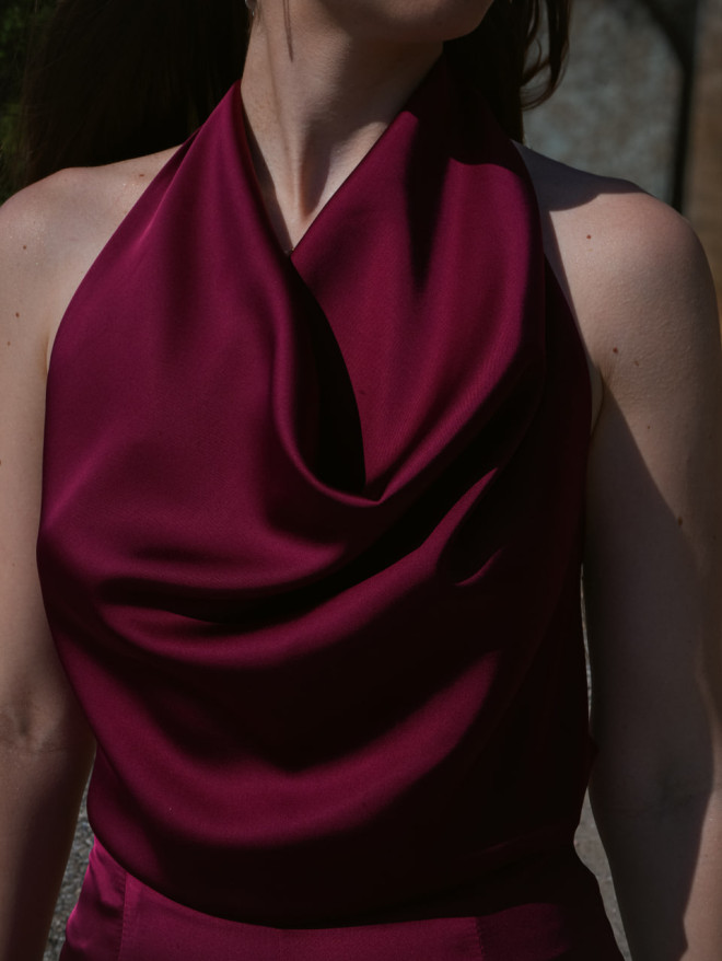 Open back top