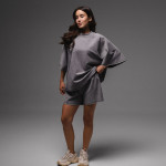 T-shirt- Light gray melange
